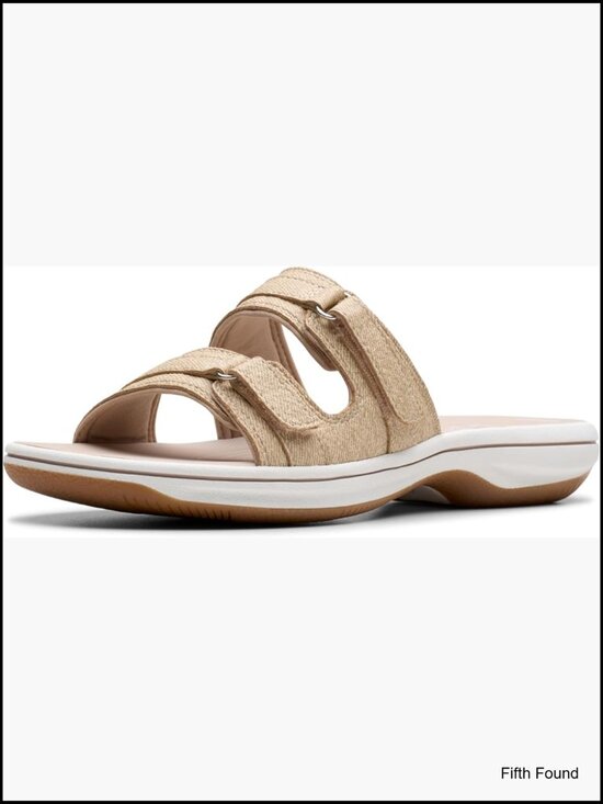 Shoes - Slide Sandal with Cushion Soft Footbed, Lightweight & Flexible Sole